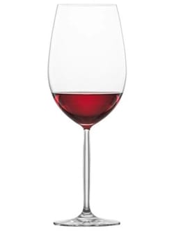 diva bordeaux glas groot 130 h26,6 cm