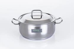 Amberg lage kookpot met deksel 24 cm