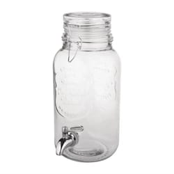 Gefell drankdispenser met tekst en klemdeksel 3,6L