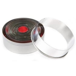 set ronde uitsteekvormen 2,3 - 9(O)cm (11 stuks) Lemgo