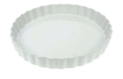 TAARTVORM WIT D28XH4CM porselein