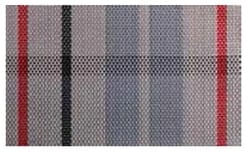 placemat grijs gestreept 45 x 33cm
