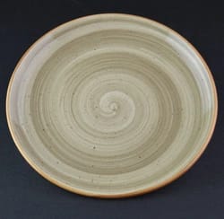 dessertbord rond 21 cm bruin tiri style p.n.