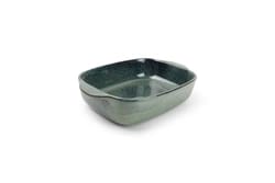Ovenschaal 32/25,5x20,5xH7cm groen/blauw Meridian