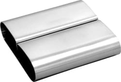 kaarthouder, inox 18/10, klem model 80x80xh20mm