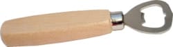 Flesopener met houten greep
