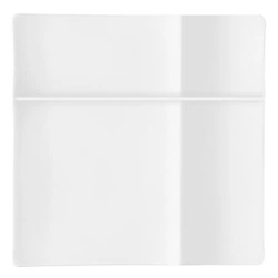 plat vierkant bord 27 x 27 cm 4 vakken api DEGRENNE