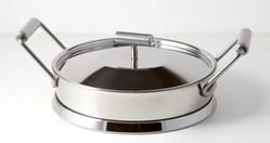 IMC bakpan met deksel en 2 handgrepen 20 cm